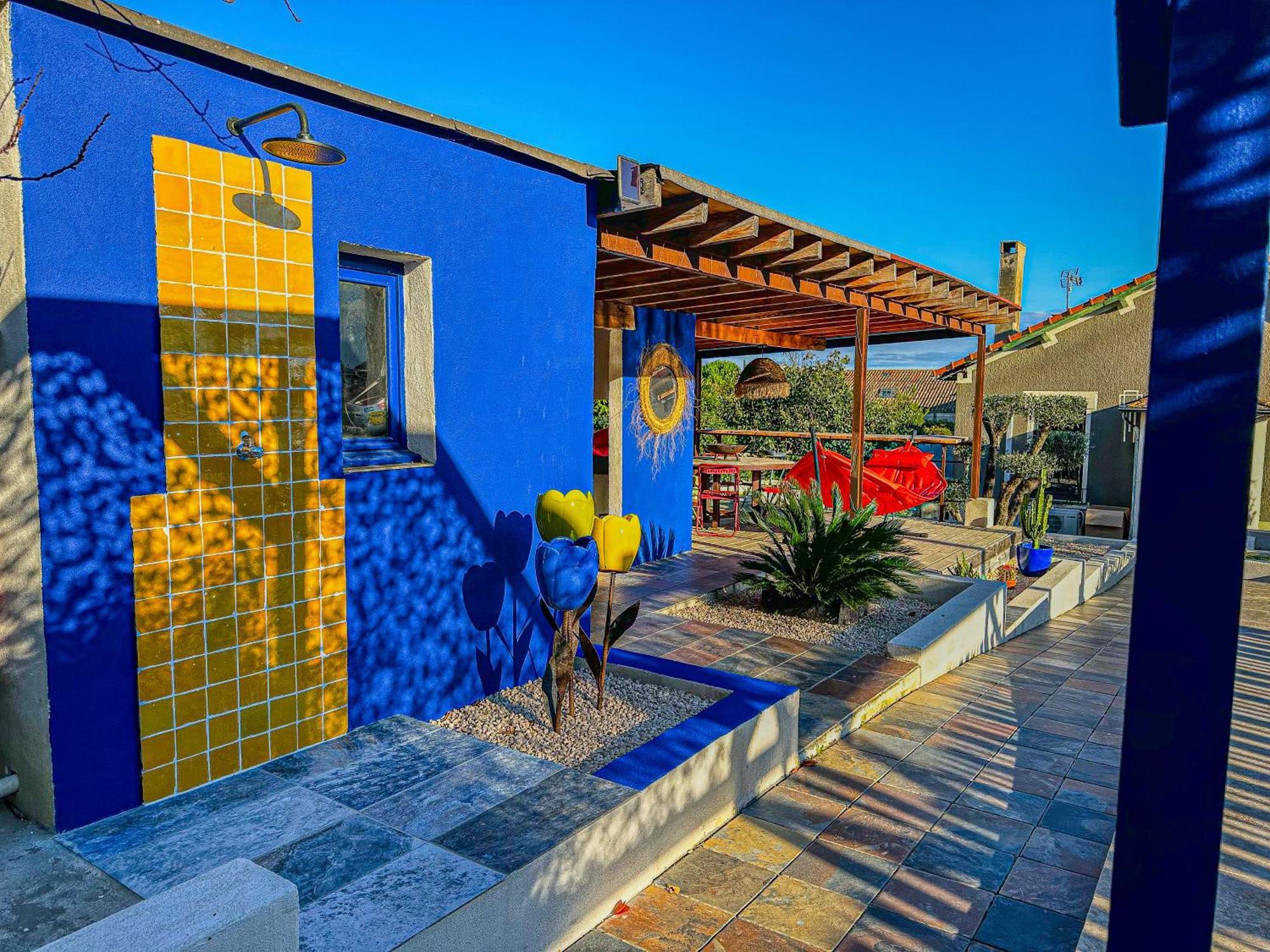 Loft Modern Avec Jardin Piscine Et Pool House Lavalette Exterior foto